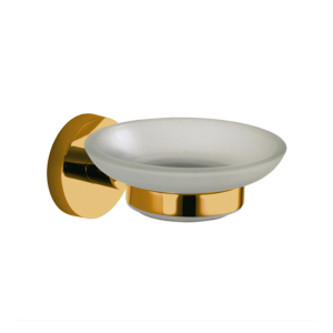 Agua Gold Glass Soap Dish