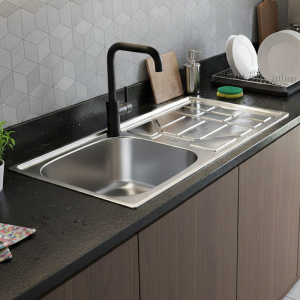 Anwen Stainless Steel Kitchen Sink - 100X50cm