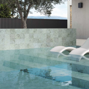 Ape Hijau Green Matt Tile - 15X15cm in pool