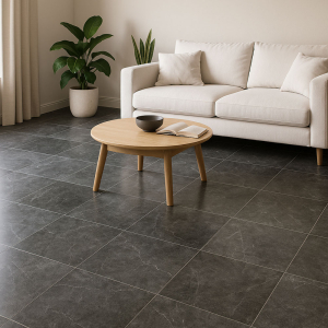 Aqua 60x60 floor tile in living room