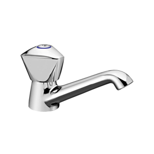 Aqua Chrome Pillar Type Long Neck Cock Tap