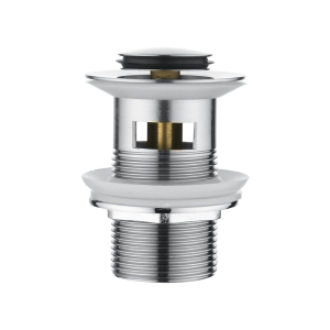 Bri Chrome Clic Clack Basin Waste Slotted