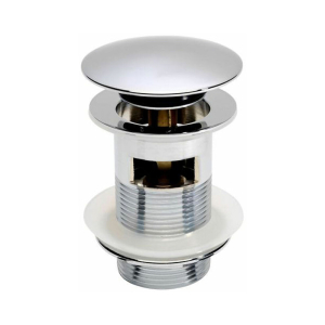 Bri Domed Chrome Clic Clack Basin Waste Slotted
