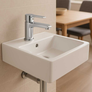 Bri Macau Chrome Basin Mixer