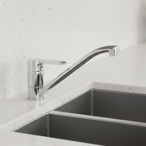 Bri Macau Chrome Pillar Type Sink Mixer Lifestyle Image