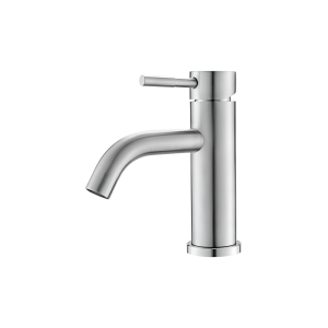 Bri Silverfields Brushed Inox Mono Basin Mixer