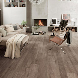 Dark Oak SPC Flooring - 122X18.4cm