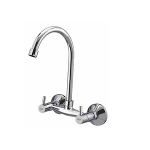 Donald Twist Chrome Wall Type Sink Tap
