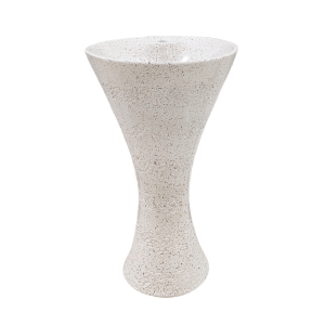 Donald Gravity White Athens Freestanding Basin - 43X43X84cm