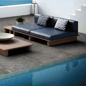 Gemma Salerno Anthracite Porcelain Tile  Outdoor