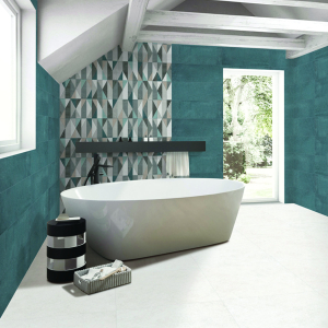 Gemma Candy Blue Wall Tile - 25X75cm