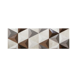Gemma Valentina Brown Geo Wall Tile - 20X60cm