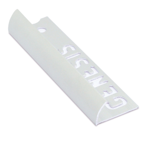 Genesis Aluminium Matt Silver Medium Duty Round Edge Trim