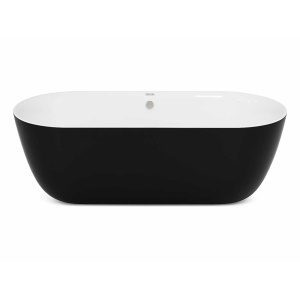 Gravena Como Black & White Free Standing Bathtub