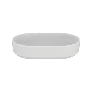 i.life White Oval Counter Top Basin - 60X38cm front view