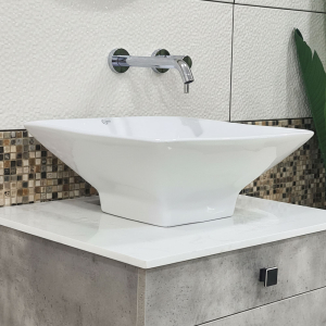 Ideal Standard Independent White Square Basin - 45X45cm
