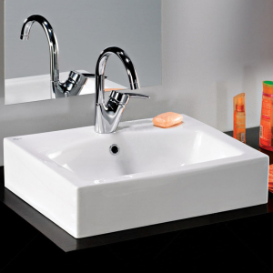 Ideal Standard Plan White Counter Top Basin - 56X44cm
