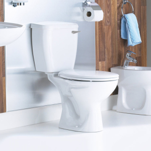 Lecico White Atlas Close Couple Toilet Corner View