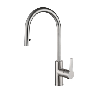 Meissen Inox Satin Chrome Pillar Type Sink Mixer