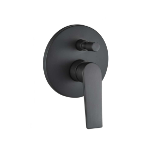 Meissen Vita Double Black Diverter Shower Bath Mixer