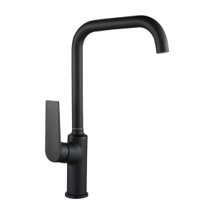 Meissen Vita Double Black Sink Mixer Deck Type