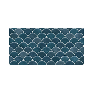 Ocean Geo Dark Blue Wall Tile - 30X60cm