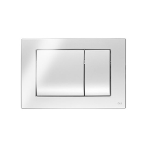 Oli Metal Dual Chrome Shiny Flush Plate
