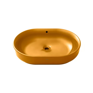 Omni+ Mandarin Orange Counter Top Basin - 62X43cm
