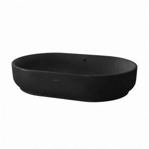 Omni+ Matt Black Counter Top Basin - 62X43cm