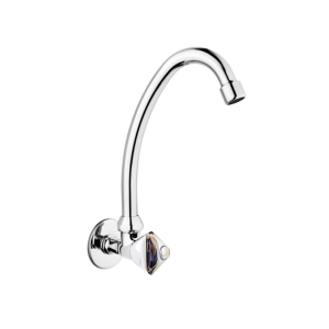 Donald Chrome Wall Type Sink Cock Tap