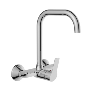 Yorke Prestige Chrome Wall Type Sink Mixer
