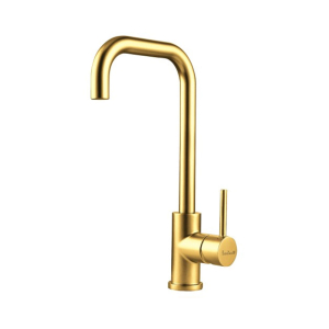 Reginox Crystal Gold Pillar Type Sink Mixer