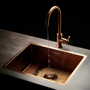 REGINOX Miami Copper Rectangle Kitchen Sink - 50X40cm 