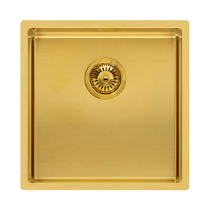 REGINOX Miami Gold Square Kitchen Sink - 40X40cm 