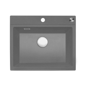 REGINOX Paris Grey Silvery Granite Sink - 60X50cm