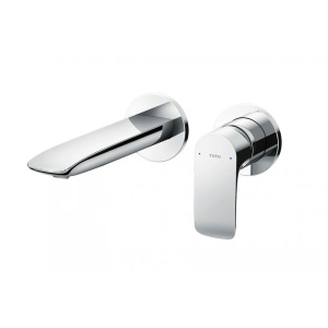 TOTO GA-Series Chrome Short Wall Mounted Basin Mixer TLG04309BB