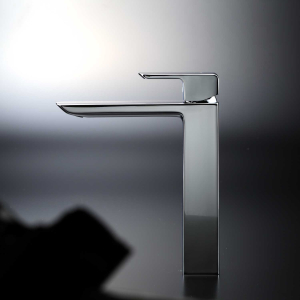 TOTO GR-Series Chrome Tall Basin Mixer Side View