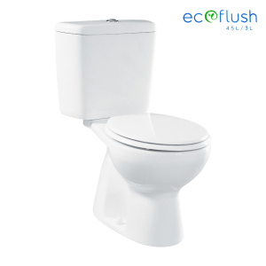 TOTO White Euro Close Couple Toilet