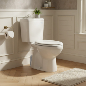 TOTO White Euro Close Couple Toilet mood image