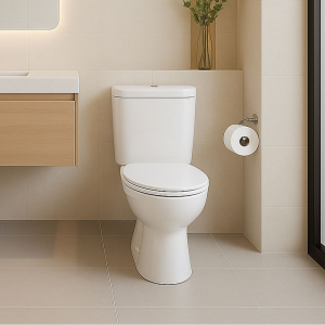 TOTO White Euro Close Couple Toilet