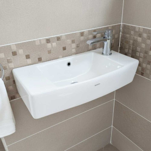 TOTO White Rectangle Washbasin Right - 51X26cm