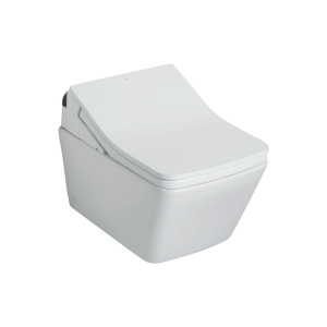 TOTO White Square Wall Hung Pan and Washlet