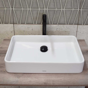 TOTO White Toja Countertop Washbasin - 56X35cm