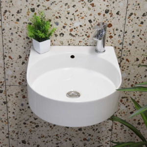 TOTO White Wall Hung Washbasin - 40X46.5cm