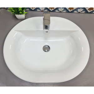 TOTO Omni White Self Rimming Basin - 59.5X48.5cm