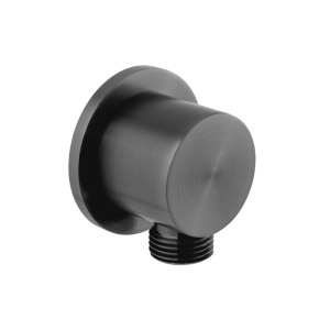 VADO Black Round Wall Outlet
