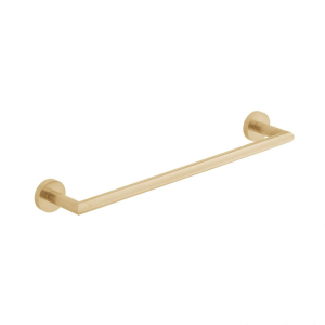 Vado Spa Brushed Gold Round Towel Rail