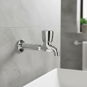 Warwick Chrome Bib Cock Tap - 15cm