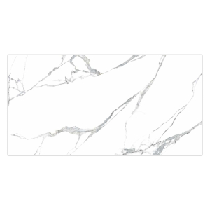 Yorke Alvino Statuario White Glossy Floor Tile - 60X120cm