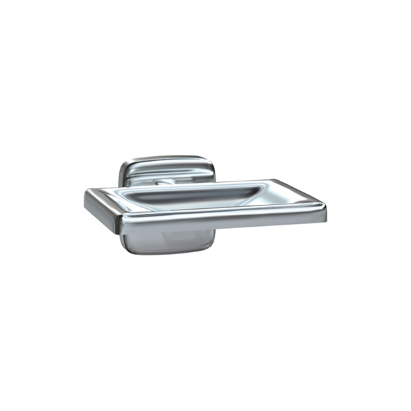 Asi Stainless Steel Satin Soap Dish Ideal Ceramics